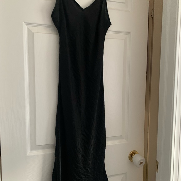 MICHAEL KORS BLACK SILK STRAP MAXI LONG DRESS - Size : 4 Con: Good condition - Picture 2 of 9